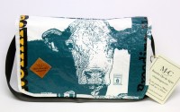 Messenger Bolsa - Teal & White Cow - Supercharged Breeding Herd