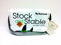 Messenger Bolsa - White With Horse - Stock & Stable