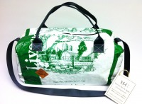 Duffel Bolsa - Green / White Barn - Livestock Feed