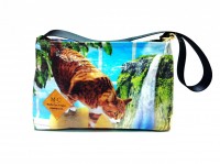 Purse Bolsa - Light Green-Cat - Friskies Indoor Delights
